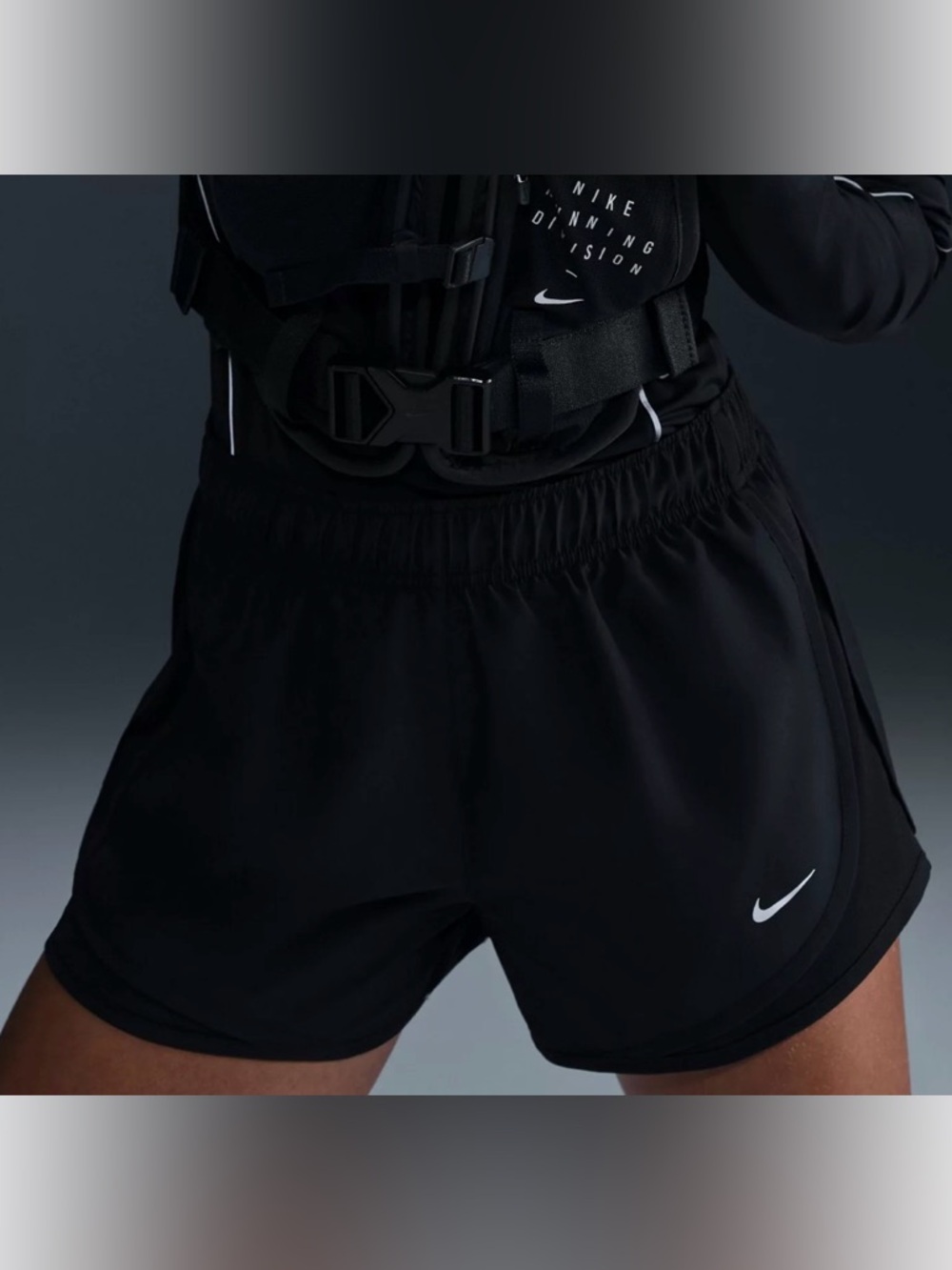 Nike Women's Dri-FIT Tempo Mid-Rise 3" Brief-Lined Running Shorts Small